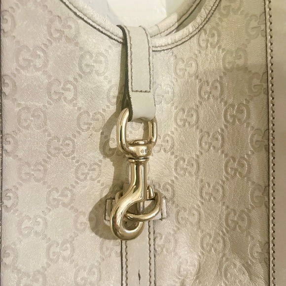 Y2K Guvcissima White Leather Hobo - Picture 2 of 7